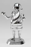  – Each little “aluminum” Santa figure stands at a height of 5.8 inches (146 mm), with a base diameter of 2.7 inches (70 mm), and weighs 0.86 lb.(389 g).