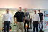 group | open mind | stihl – Zij staan voor een succesvolle teamprestatie: (van links naar rechts) Aleš Vurušič, Key Account Manager bij OPEN&nbsp;MIND, Boris Matuschka, Group Manager Additive and CNC Manufacturing bij STIHL Test Parts Production, Benjamin Gruber, Technician bij STIHL, Steffen Völker, Technical Key Account Manager bij OPEN&nbsp;MIND, en Manfred Guggemos, Product Manager bij OPEN&nbsp;MIND. 